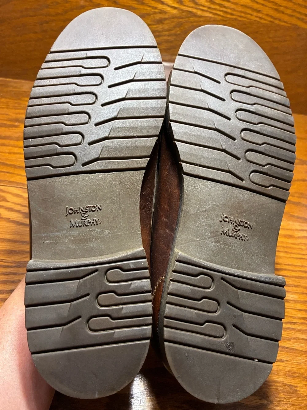 Johnston & Murphy Passport Brown Leather Penny Loafers Men’s Size 8.5